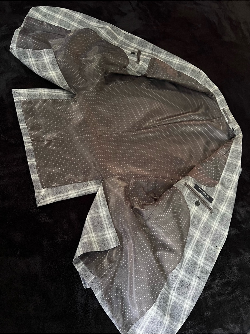 Tailorbyrd Gray Windowpane Sport Coat - Picture 10 of 13